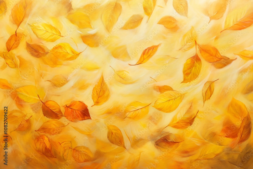 Swirling autumn leaves in shades of yellow and orange, windy outdoor scene, soft-focus background, warm sunlight, close-up, high detail, natural autumn setting 2 Swirling autumn leaves in shades of yellow and orange, windy outdoor scene, soft-focus background, warm sunlight, close-up, high detail, natural autumn setting 2