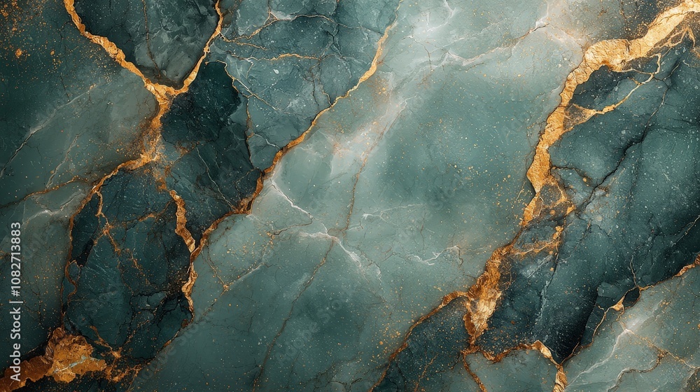 A textured abstract background featuring teal and gold marble patterns. A textured abstract background featuring teal and gold marble patterns.
