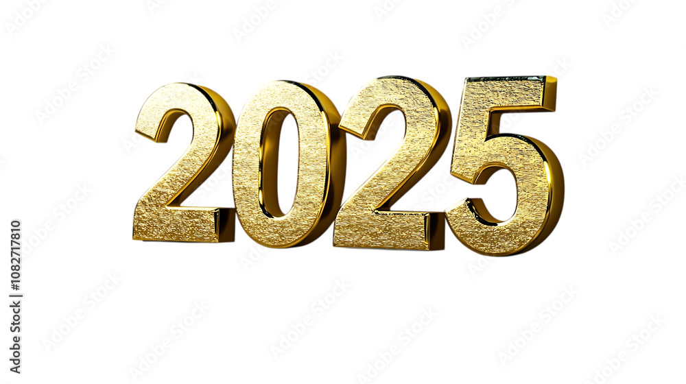 Golden 2025: A shimmering, 3D rendering of the year 2025 in rich gold, perfect for celebrating the new year or marking future plans. Golden 2025: A shimmering, 3D rendering of the year 2025 in rich gold, perfect for celebrating the new year or marking future plans.