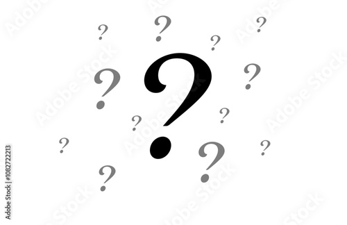 Grey Question Mark Thought bubble