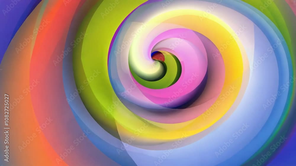 Colorful Animated Background Swirl Liquid Ink Spinning Colorful Animated Background Swirl Liquid Ink Spinning