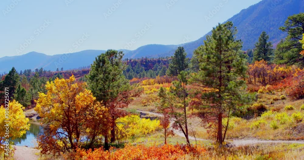 Fall landscape in the Colorado Rocky Mountains Fall landscape in the Colorado Rocky Mountains