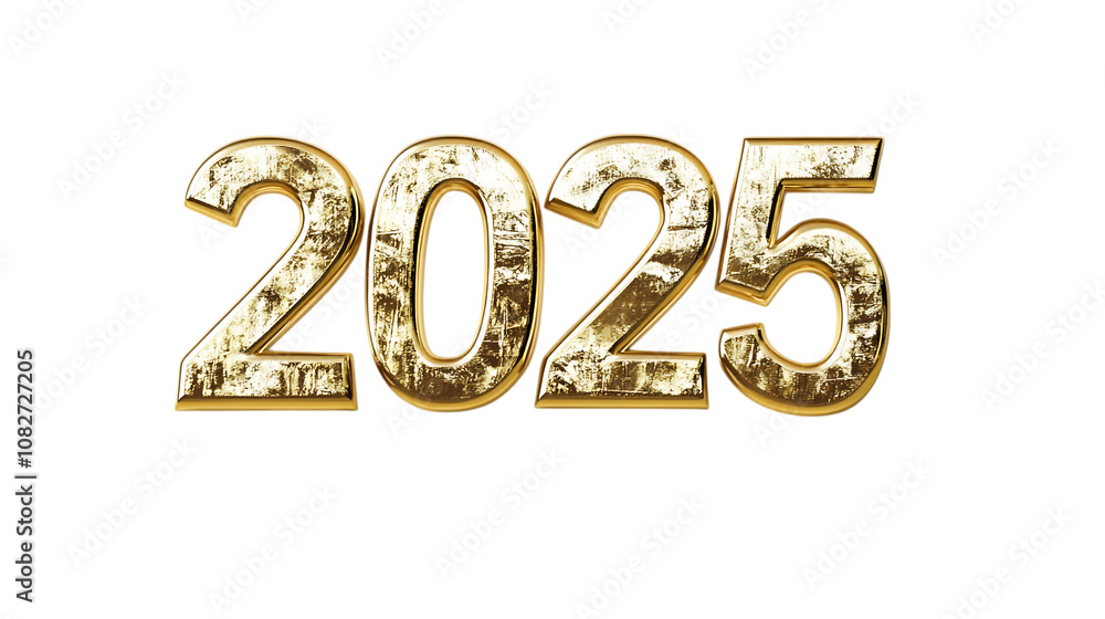 Golden 2025: A bold and striking representation of the year 2025, rendered in shimmering gold. Perfect for celebrating new beginnings, marking milestones. Golden 2025: A bold and striking representation of the year 2025, rendered in shimmering gold. Perfect for celebrating new beginnings, marking milestones.