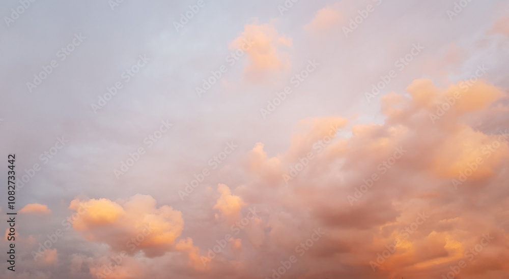 Beautiful bright colorful sky with cloud, sunset sky background Beautiful bright colorful sky with cloud, sunset sky background