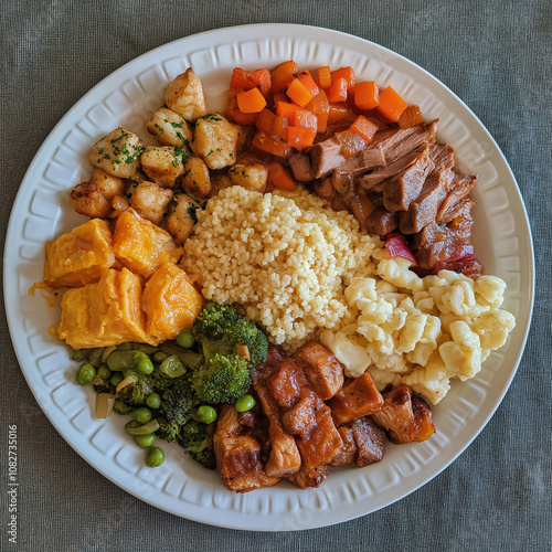 Gourmet Dish: A Plate Overflowing with Flavor photo