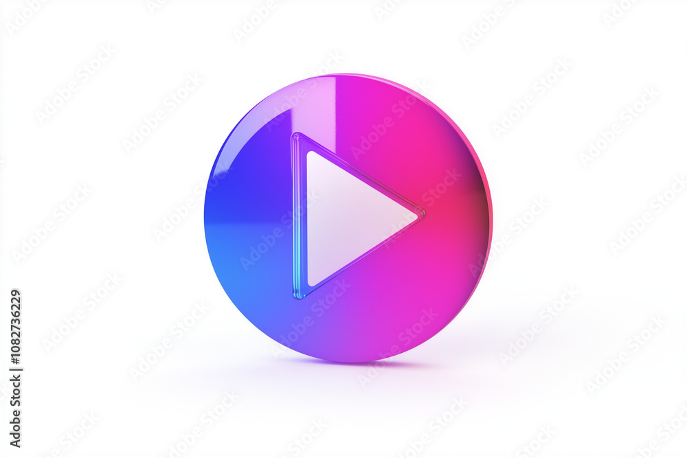 Play and Pause Symbols for Digital Media on White Play and Pause Symbols for Digital Media on White