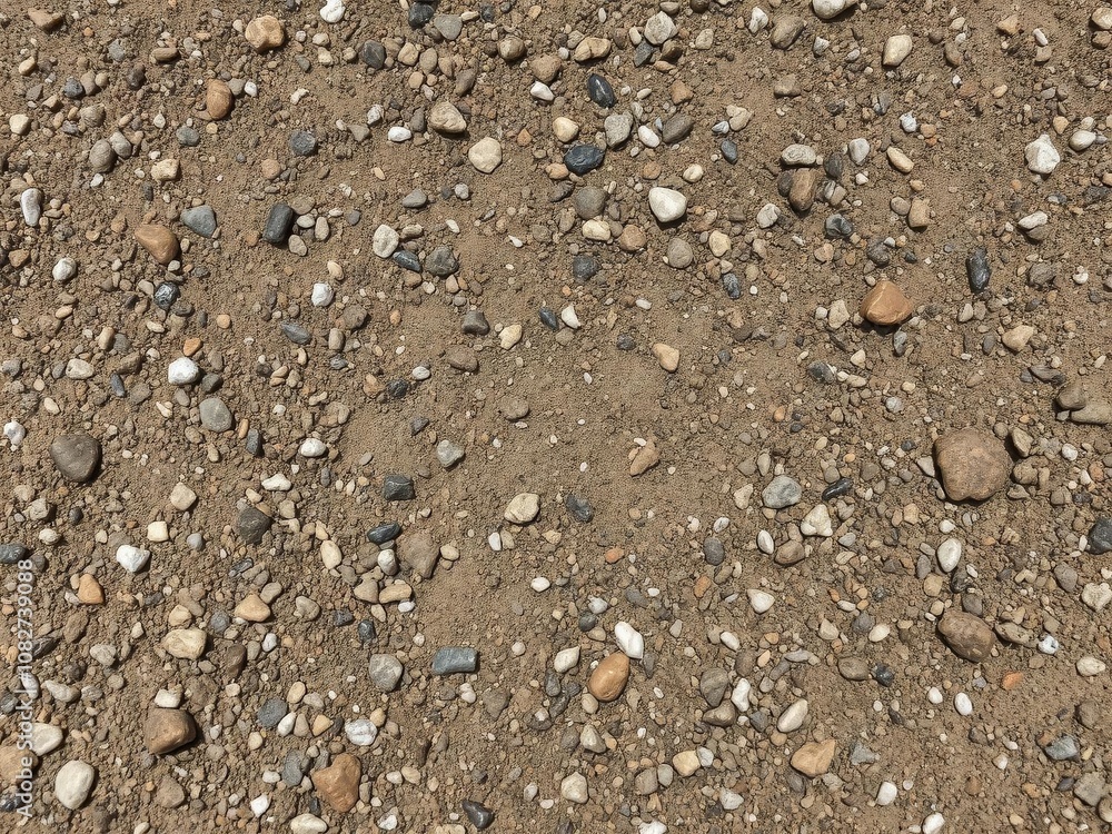 Close-up of rich, brown dirt with visible granules and small pebbles scattered throughout, ground, minerals, agriculture Close-up of rich, brown dirt with visible granules and small pebbles scattered throughout, ground, minerals, agriculture