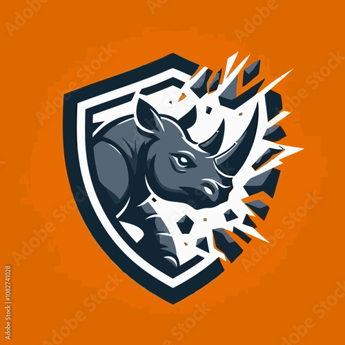 Fierce Animal Logo Collection Minimalist Vector Designs with Bold Colors and Dynamic Elements
