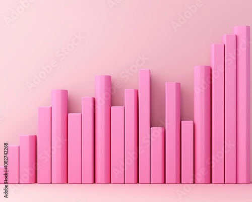 Economic health, graphs of steady rise, strong market signals, 3D illustration Free Download Economic health, graphs of steady rise, strong market signals, 3D illustration - GFXLoad