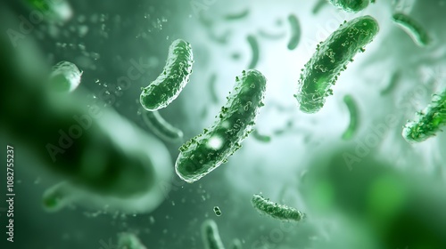 Healthy Gut Balance, an illustration showcasing the harmony of prebiotics and probiotics in promoting digestive wellness and gut health.