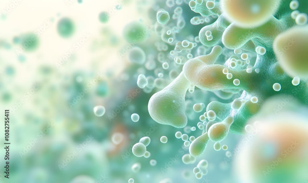 Prebiotic Probiotic Harmony, a vibrant display of gut health elements showcasing the balance of beneficial microorganisms for wellness. Prebiotic Probiotic Harmony, a vibrant display of gut health elements showcasing the balance of beneficial microorganisms for wellness.