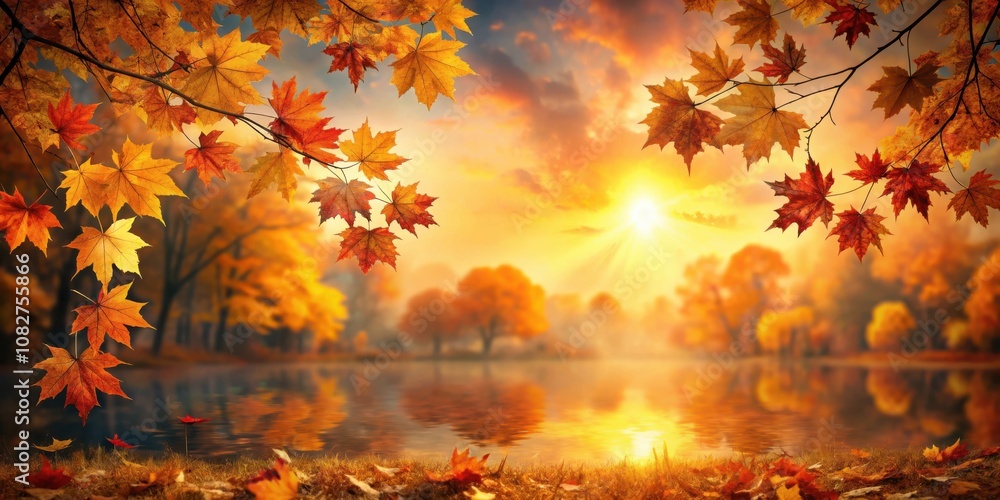 Autumn Sunset Swirls Abstract Background with Warm Tones for Graphic Design Projects Autumn Sunset Swirls Abstract Background with Warm Tones for Graphic Design Projects