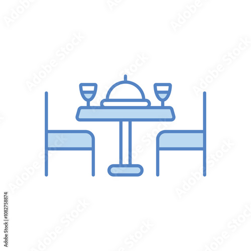 Table Setting vector icon