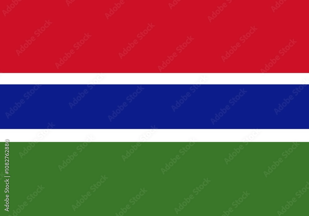 Naklejka premium flag of gambia nation