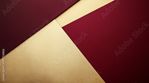 Elegant Burgundy and Gold Layered Textures