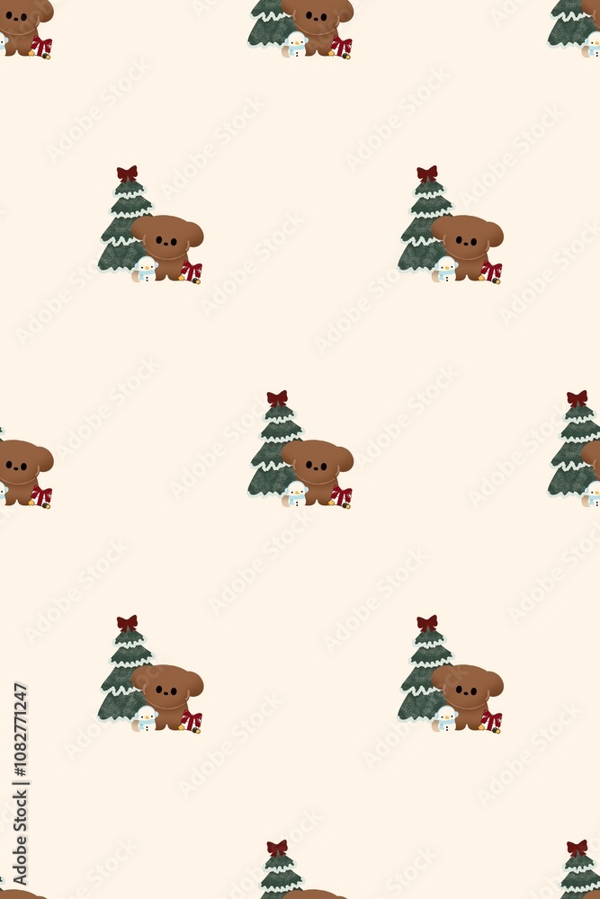Fototapeta premium Christmas tree background 