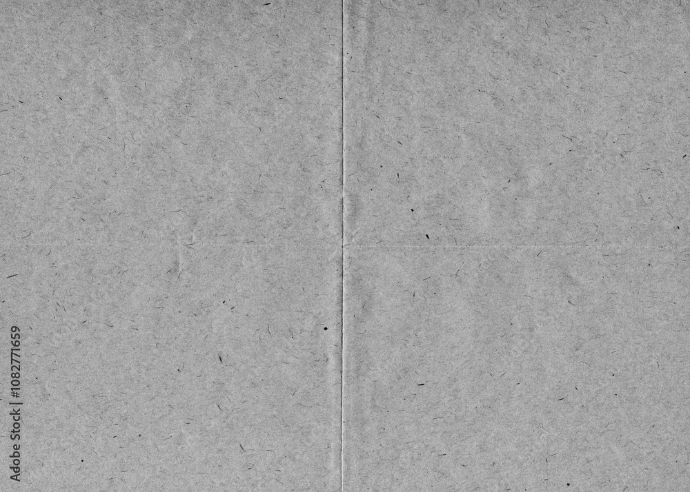 Fototapeta premium Folded old paper grungy texture background. Overlay in retro style. 