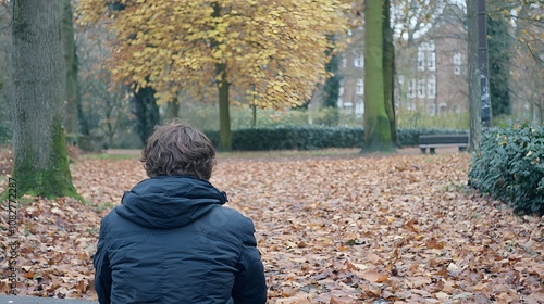 A person practicing mindfulness, focusing on the present moment. 