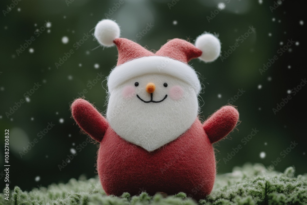 Paisagem natalina em miniatura com Papai Noel, renas e pinheiros cobertos de neve, estilo lúdico e colorido, criado por IA generativa. Paisagem natalina em miniatura com Papai Noel, renas e pinheiros cobertos de neve, estilo lúdico e colorido, criado por IA generativa.