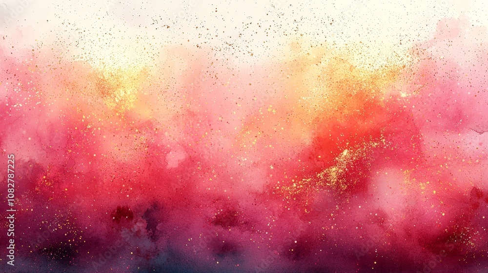 A vibrant abstract design featuring a blend of pink, orange, and gold hues with a dreamy effect. A vibrant abstract design featuring a blend of pink, orange, and gold hues with a dreamy effect.