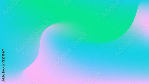 Abstract gradient background with grainy texture and waves
