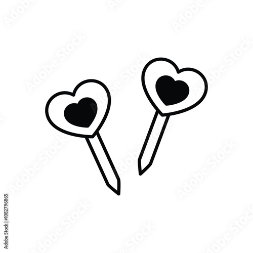 Cake Topper vector icon