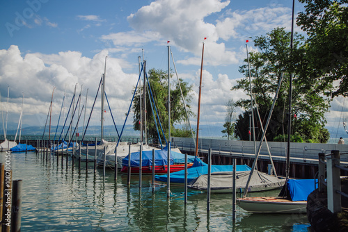 Discover the scenic charm of Friedrichshafen, on the shores of Lake Constance in Germany. These photos capture serene lake views, historic architecture, and inviting landscapes. photo