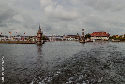 Konstanz harbour. Explore the timeless charm of Konstanz, a historic city nestled along the shores of Lake Constance in Germany.