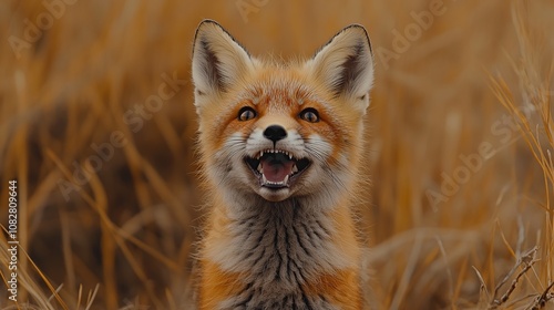 Playful Red Fox Portrait