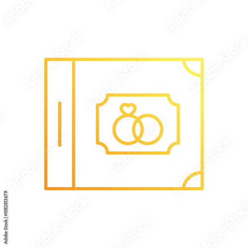 Wallpaper Mural Wedding Album vector icon Torontodigital.ca