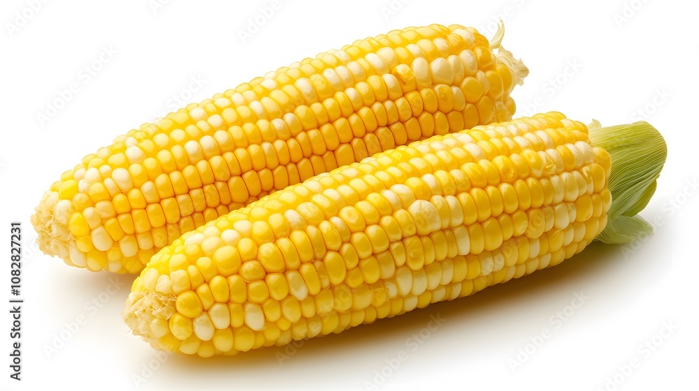Food, Cooked Corn on the Cob, on White Background, Photo Realistic, Wallpaper, Cover and Screen for Smartphone, PC, Laptop, 9:16 and 16:9 Format Food, Cooked Corn on the Cob, on White Background, Photo Realistic, Wallpaper, Cover and Screen for Smartphone, PC, Laptop, 9:16 and 16:9 Format