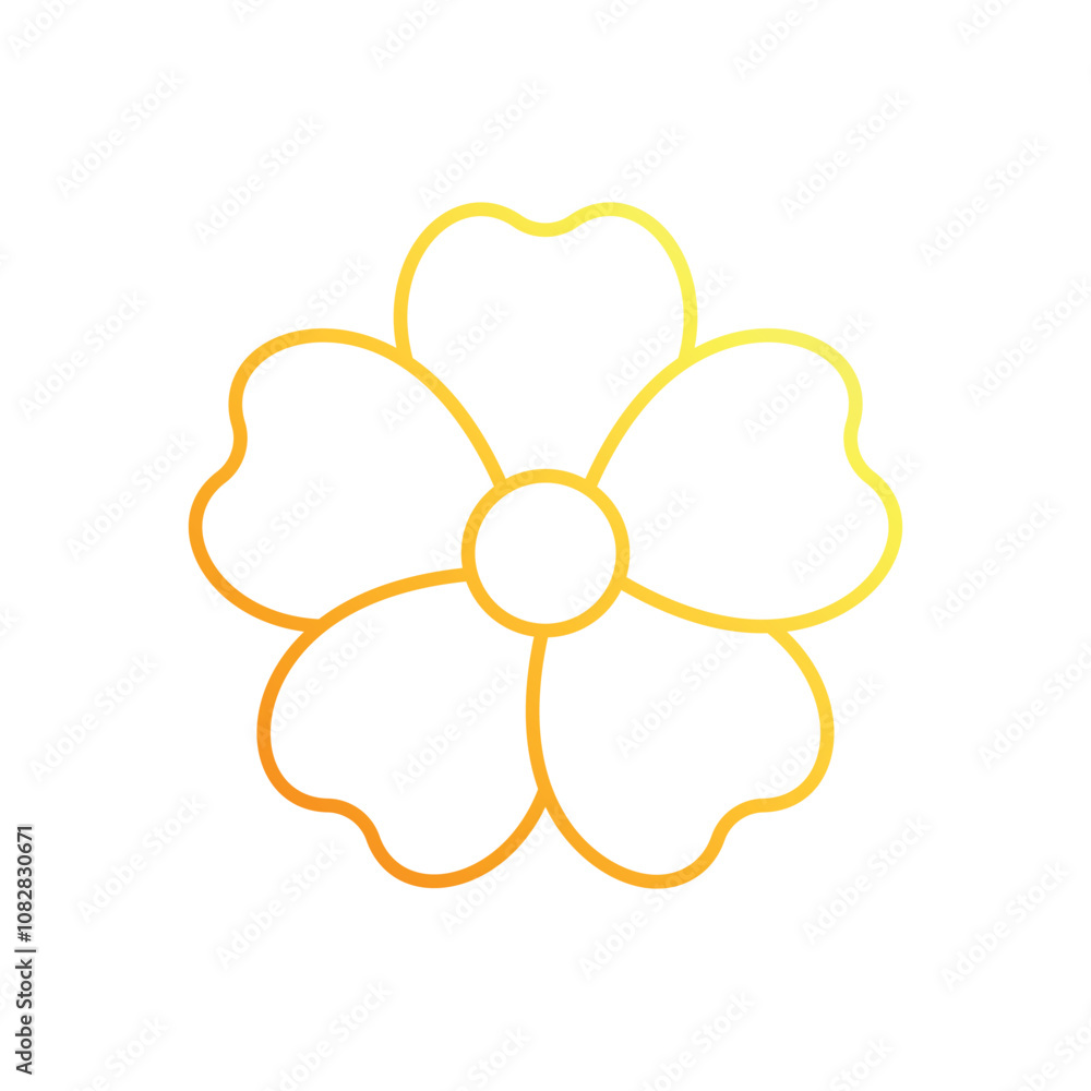 Flower Petals vector icon Flower Petals vector icon