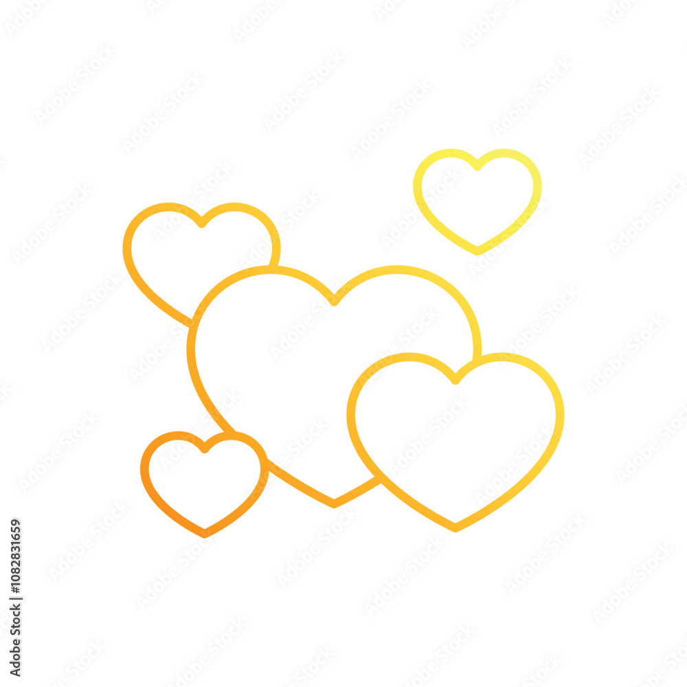 Love Heart vector icon Love Heart vector icon