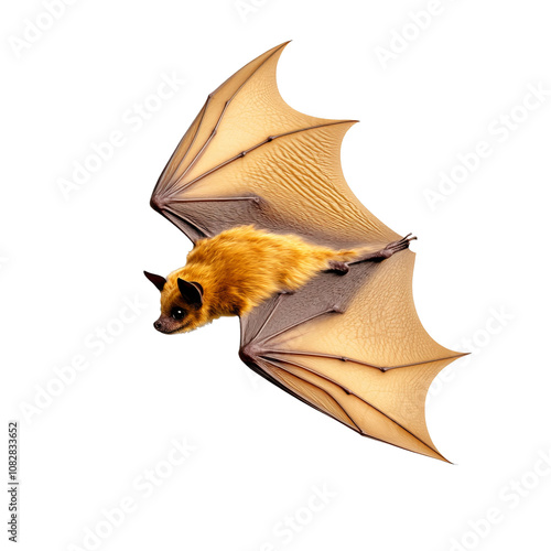 3 d rendering of a bat on white photo