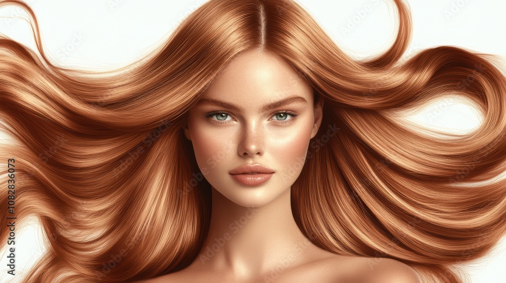 Close-up of a women person with long, flowing brown hair. The face is obscured, highlighting the hair’s shine and volume Close-up of a women person with long, flowing brown hair. The face is obscured, highlighting the hair’s shine and volume