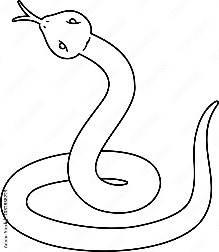 Black lines of snake.
Chinese New Year Snake Zodiac outline vector.
Transparent Background . Black lines of snake.
Chinese New Year Snake Zodiac outline vector.
Transparent Background .