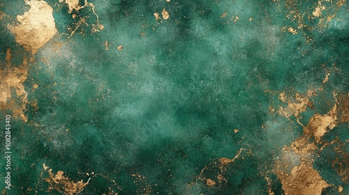 Beautiful Green Marble with Gold Accents, Ideal for Decorative Backgrounds, Artistic Projects, and Sophisticated Design, Evoking a Sense of Luxury and Contemporary Elegance