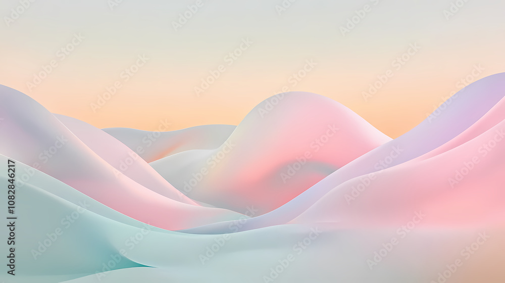 A soft, abstract background with pastel colors creating a serene and calming effect. Serene. Illustration A soft, abstract background with pastel colors creating a serene and calming effect. Serene. Illustration