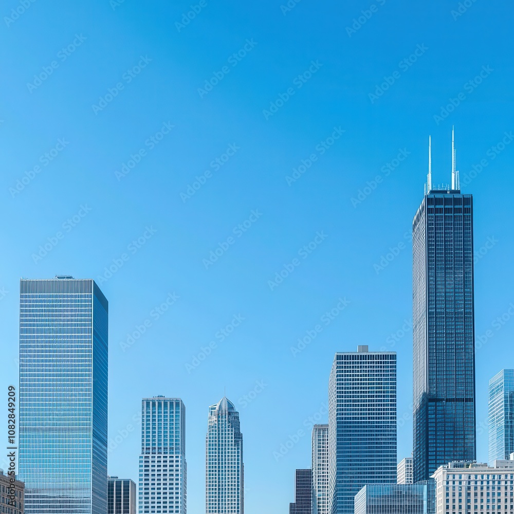 Urban Skyline Under Clear Daylight Urban Skyline Under Clear Daylight