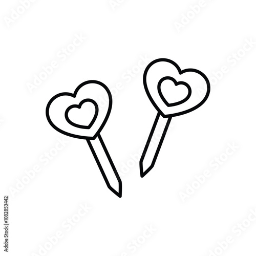 Cake Topper vector icon