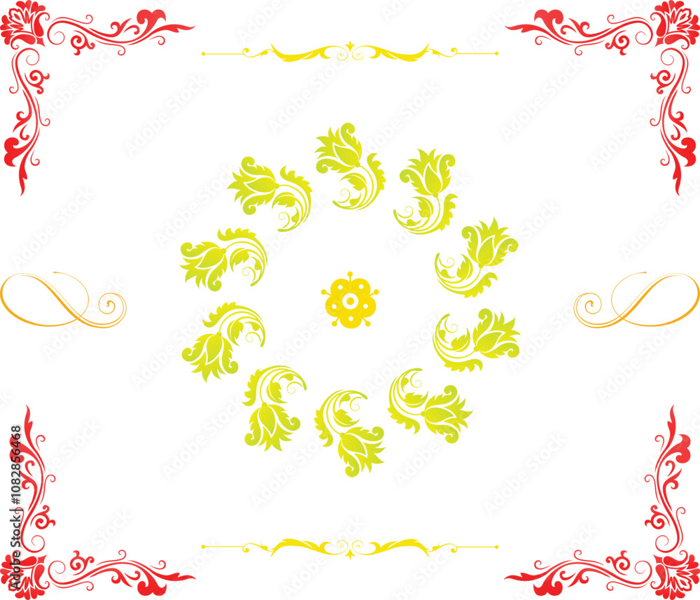 Obraz premium Mandala Design By Illustrator