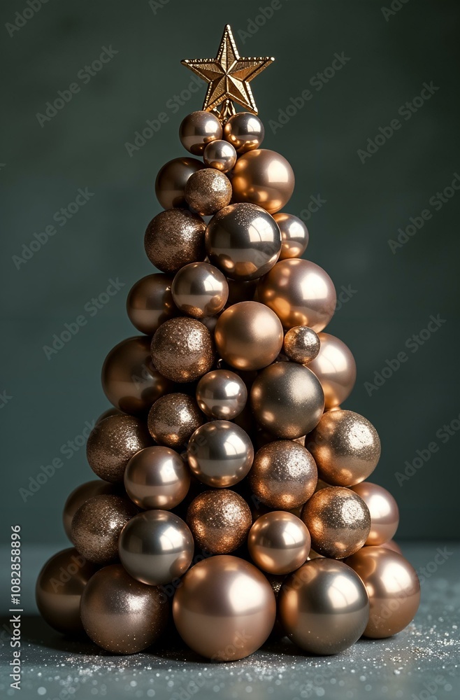 Christmas tree made entirely of ornaments. Christmas balls collected in the shape of a Christmas tree. Christmas tree made from decorations. Christmas tree made entirely of ornaments. Christmas balls collected in the shape of a Christmas tree. Christmas tree made from decorations.