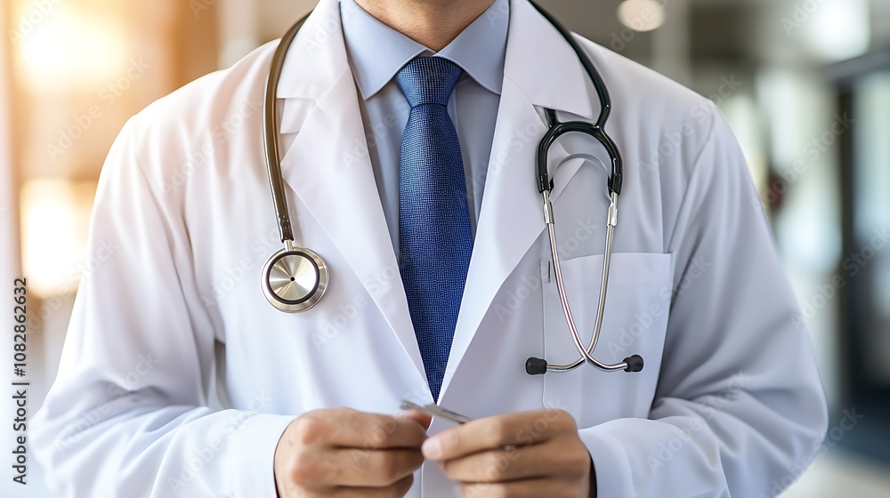 Healthcare Scene: Doctor’s Examination with Tools and Hospital Background Blended Healthcare Scene: Doctor’s Examination with Tools and Hospital Background Blended