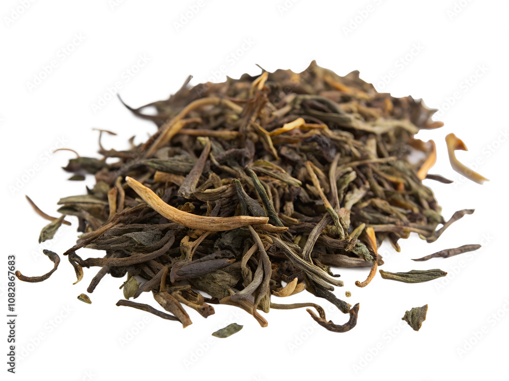 Obraz premium tea leaves isolated