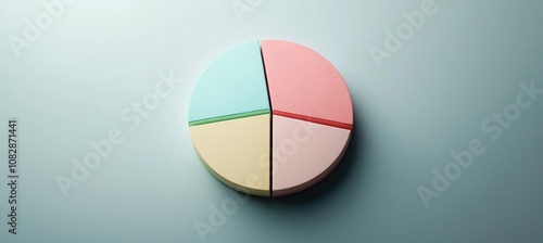 Free Download Modern Pie Chart Design on Global Healthcare Spending 2024 in Pastel Colors for Reports - GFXLoad