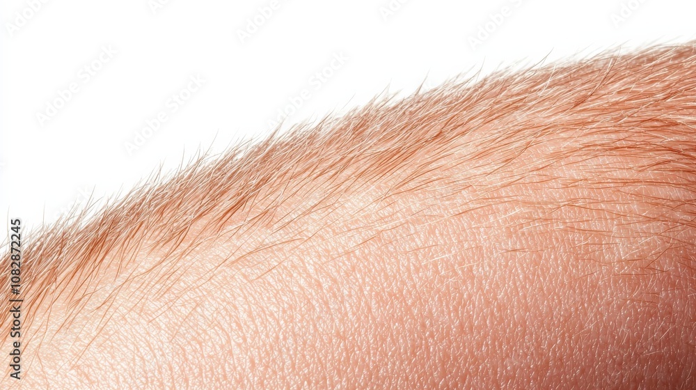 Fototapeta premium Close-up view of human skin texture dermatological study clinical environment detailed examination