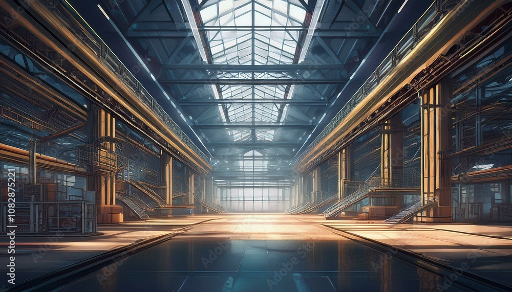 Obraz premium parking garage
