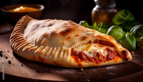 delicious calzone photo