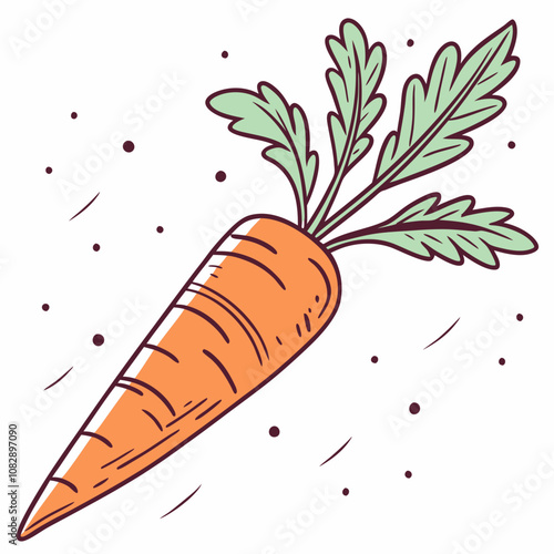 illustration of a carrot