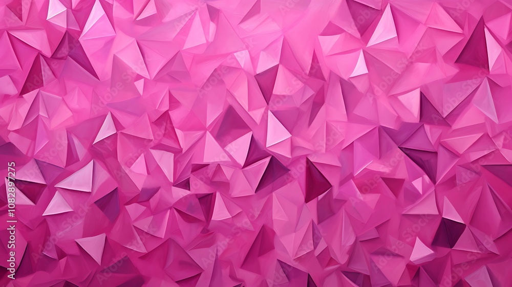 Pink Triangular Shapes Form a Bright and Mesmerizing Pattern Display
Pink Triangular Shapes Form a Bright and Mesmerizing Pattern Display